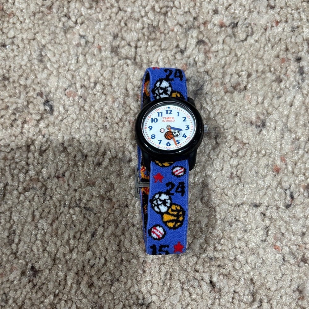 Timex Kids Watch with Blue Sports Strap